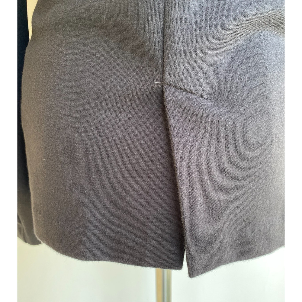 Miller Wendt Black Soft Knit Sloane Blazer Military Patches Large size XS - Picture 13 of 15